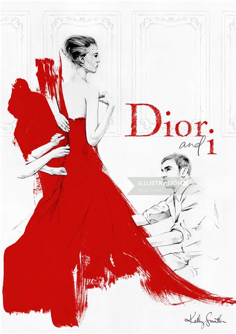 Dior And I Illustration By Kelly Smith