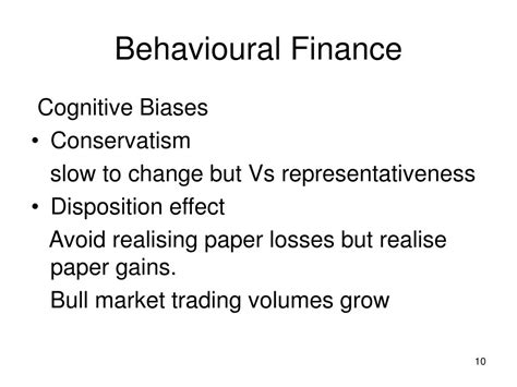 Ppt Behavioural Finance Powerpoint Presentation Free Download Id