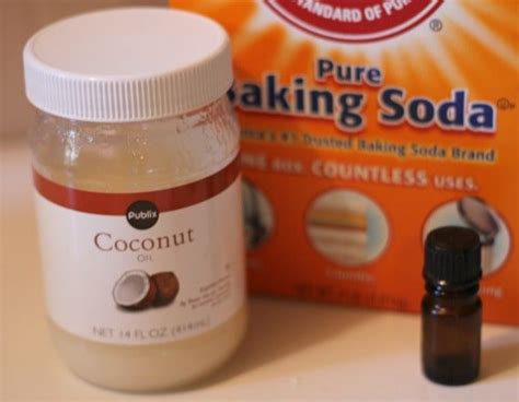 Homemade Toothpaste With Baking Soda And Coconut Oil Ingredients Baking