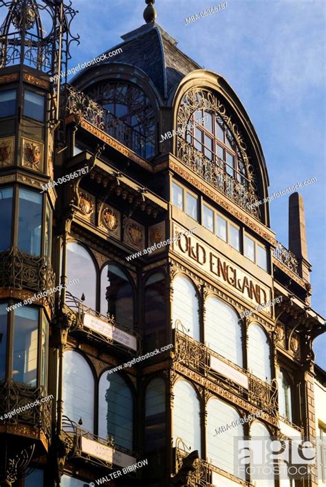 Belgium Brussels Art Nouveau Architecture Old England Building