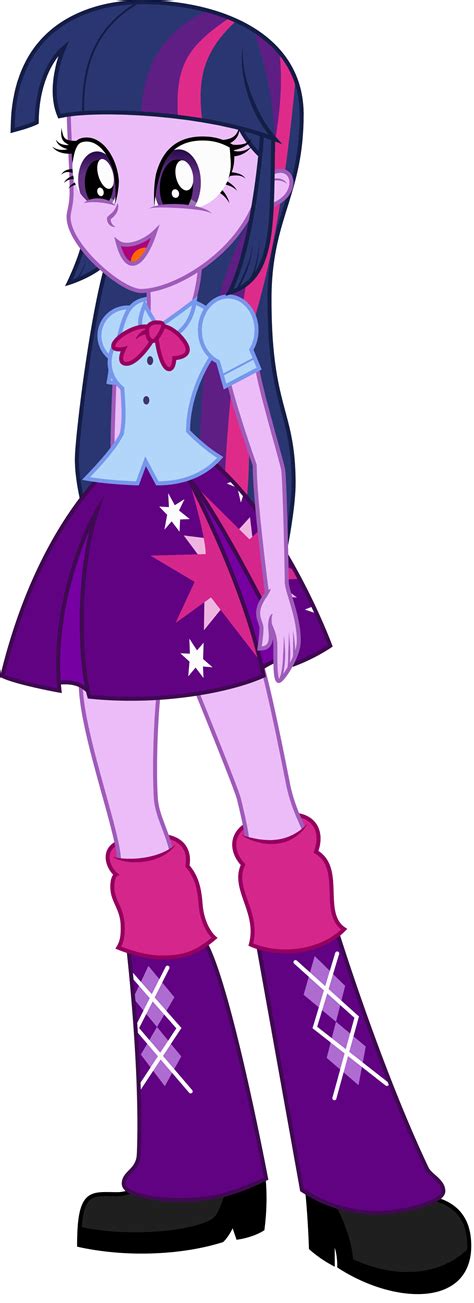 Image Fanmade Twilight Sparkle Eqg Standing Vectorpng My Little