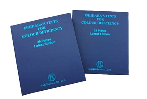 Buy Ishihara Test Chart Books For Color Deficiency 38 Plates Latest