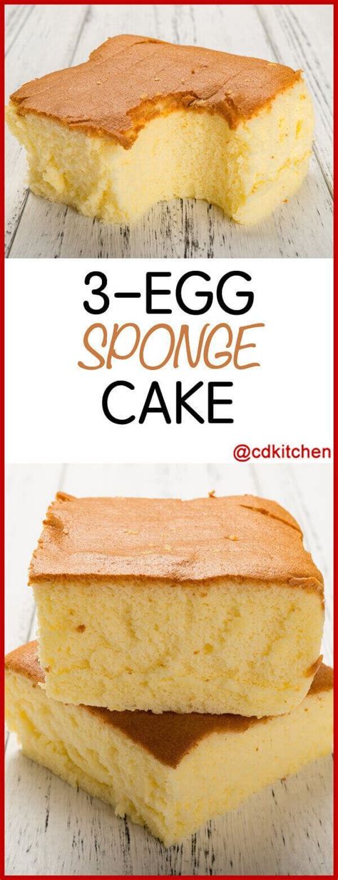 This moist chocolate cake has no eggs, no butter and you can make with just a wooden spoon. 3 Egg Sponge Cake Recipe in 2020 | Cake recipes, Sponge cake recipes, Desserts