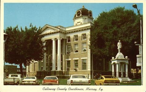 Calloway County Courthouse Murray Ky Postcard