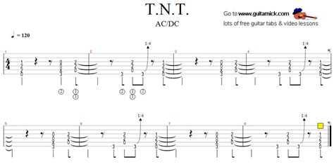 Tnt Acdc Guitar Tab