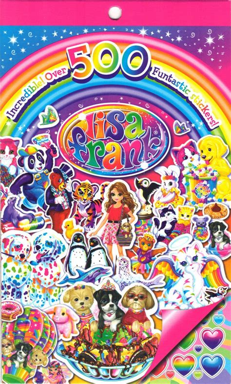 Lisa Frank Sticker Booklet Incredible Over 500 Funtastic Stickers