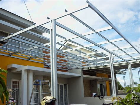 Baja ringan yang kami gunakan baja ringan tangguh lisensi bluescope, australia. KANOPI MURAH,KANOPI MINIMALIS, KANOPI SURABAYA