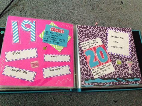 21 shot book | 21st birthday shot book, Shot book, 21st shot book