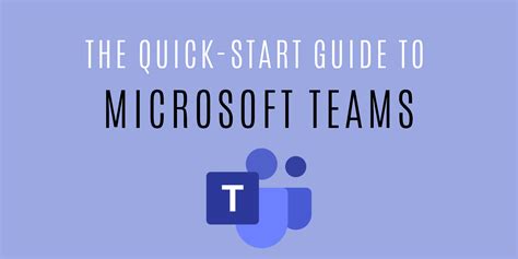 User Guide For Microsoft Teams