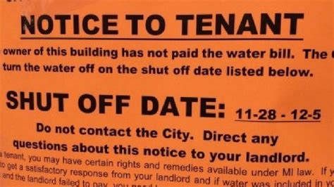 Yes, it is legal to make tenant pay the water bill in the state of massachusetts. Landlords in Flint pay utility bills ahead of scheduled ...