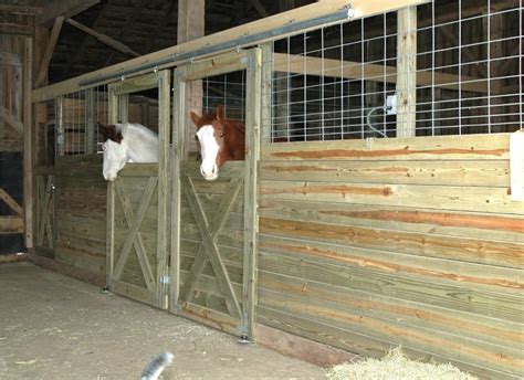 Grab an extra set of hands and simply stand all what's the best way to work with the wood during horse stall installation? Pin by Kierra Goldinger on Equestrian Endeavors | Diy ...