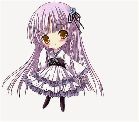 Anime Girl Chibi Silver Hair Important Wallpapers