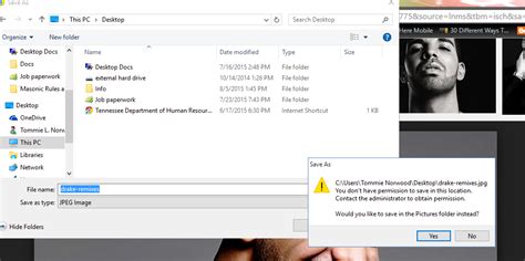 Not Able To Save To Desktop After Windows 10 Upgrade Microsoft Community