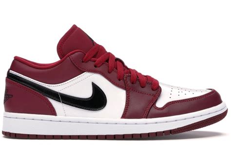 Jordan 1 Low Noble Red 553558 604