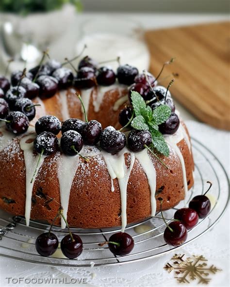 Bundt cake pan (with 6 wells). To Food with Love: Cherry Cheese "Christmas Wreath" Pound Cake