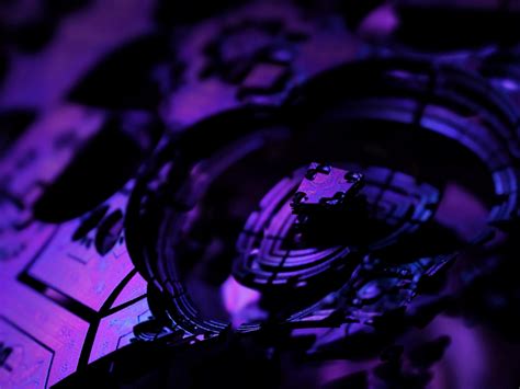 Purple Yellow Fractal Swirling Rotation 4K Hd Abstract : Download