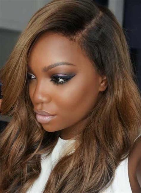 Best Hair Color For Dark Skin Tone African American Chart And Ideas For Red Undertones