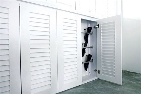When added to kitchen cabinets most louvered kitchen cabinet doors have a small space between the slats, making them perfect for cabinets that need ventilation, like a cabinet. Classic louvered cabinet doors provide proper ventilation ...