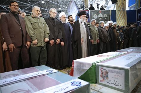 Funeral Procession Of Iran Gen Qassem Soleimani Photos Hd Images