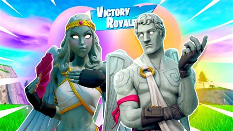 Couple Duo Plays Fortnite Love Ranger And Stone Heart Gameplay Skins