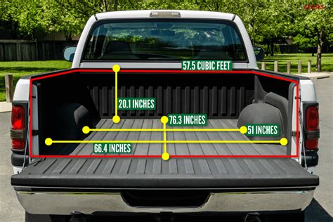 Dodge Ram Truck Bed Size And Dimensions