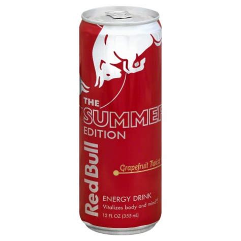 Red Bull Summer Edition Grapefruit Energy Drink 12 Fl Oz Food 4 Less