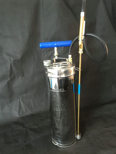 12l Round Metal Pump Sprayer Home Garden Pest Control Pressure Sprayer