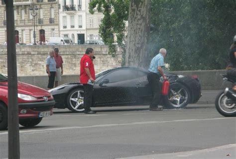 Ferrari 458 Italia Catches Fire Photos 1 Of 5