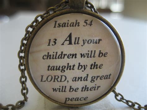 All Your Children Will Be Taught By The Lord Scripture