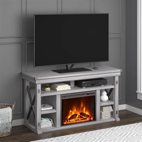 Ameriwood Home Wildwood Fireplace Tv Stand For Tvs Up To 60 Multiple