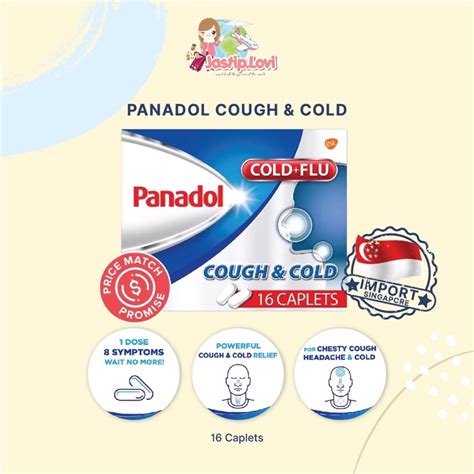 Jual Panadol Cough And Cold Singapore Isi 16 Tabs Shopee Indonesia