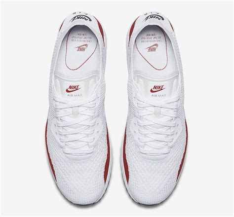 Nike Air Max 90 Ultra 20 Flyknit Whitered Sneaker Freaker