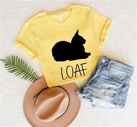 Loaf Cat Shirt Funny Cat Shirt Cat Lover T Summer Shirt Etsy