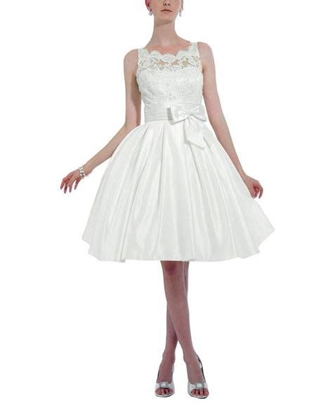 99 Getaway Dress George Bride White Taffeta Straps With Beaded Lace