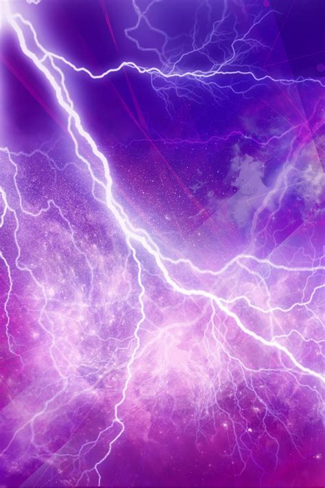 Purple Lightning Texture H5 Background Wallpaper Image For Free