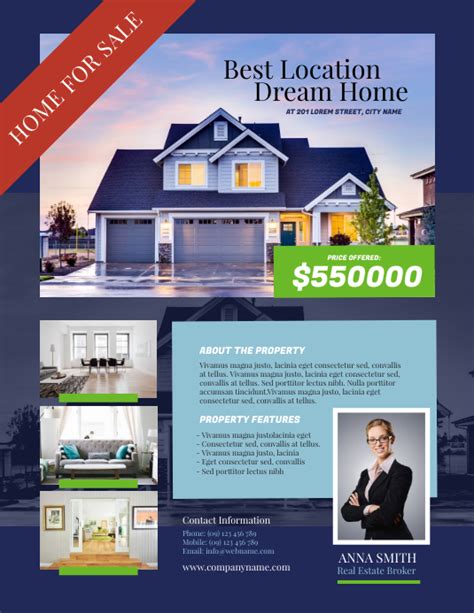 Copy Of Real Estate Flyer Template Postermywall