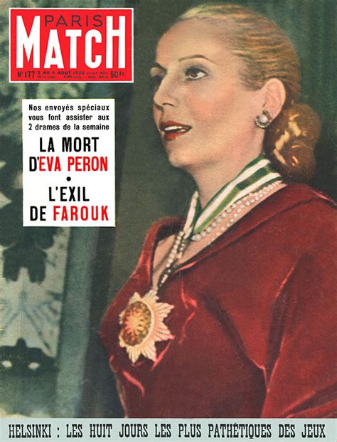 Histoire Des Publicités De Paris Match Couverture Et Sommaire No 177 De Août 1952