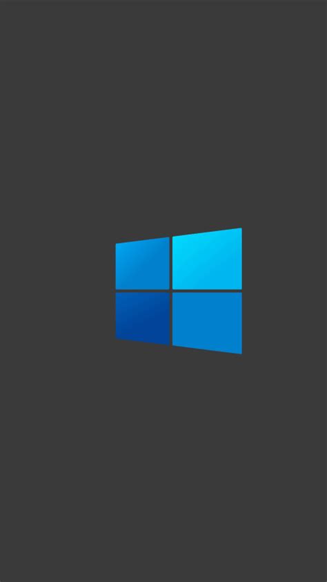 Dark Wallpaper Windows 10 Logo