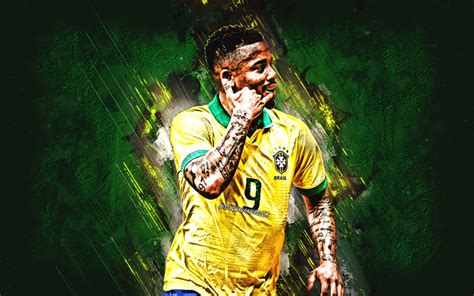 Download Wallpapers Gabriel Jesus Brazilian Soccer Player Brazil
