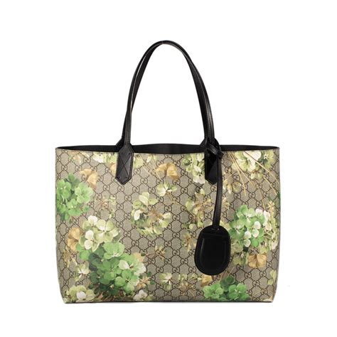 Gucci Gg Blooms Reversible Small Tote Bag Iucn Water