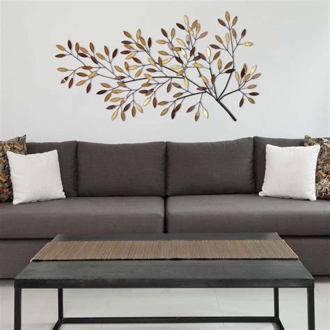 2021 Best Of Flowing Leaves Wall Decor