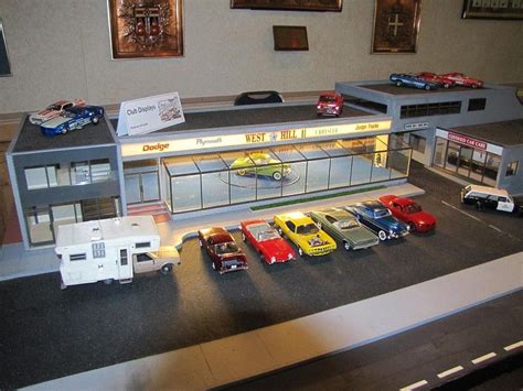 Dodge Dealership Diorama Diorama Models Pinterest Dodge