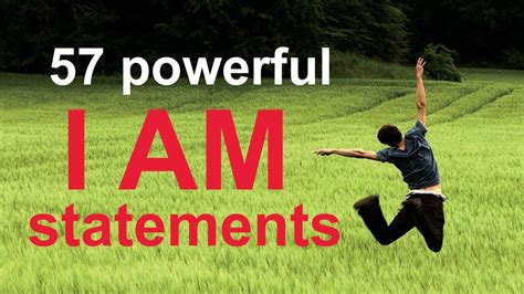 57 Powerful I Am Statements To Make You Resilient Again Youtube