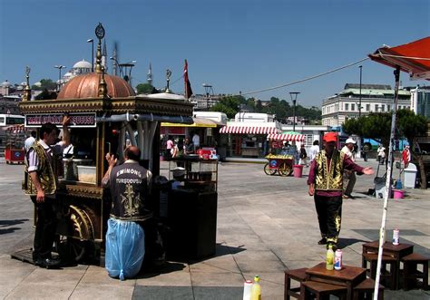 Turkey A Street Vendor In Istanbul