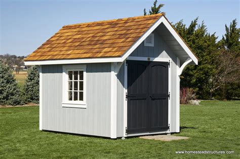 8 X 10 Premier Garden Shed With Cedar Shakes Garden Shed Shed