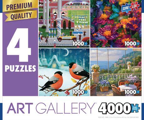 Read honest and unbiased product reviews from our users. Sure-Lox 1000 Piece 4-in-1 Multi-Pack ART Puzzle | Walmart ...
