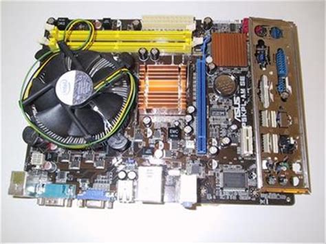 Asus Socket 775 P5kpl Am Se Motherboard With Intel Celeron 430 Cpu