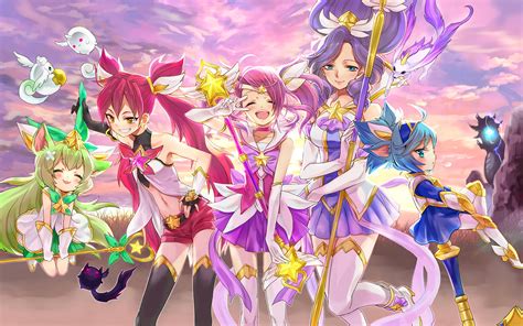 Star Guardian Jinx Lulu Poppy Janna And Lux Wallpapers And Fan Arts League Of Legends Lol Stats