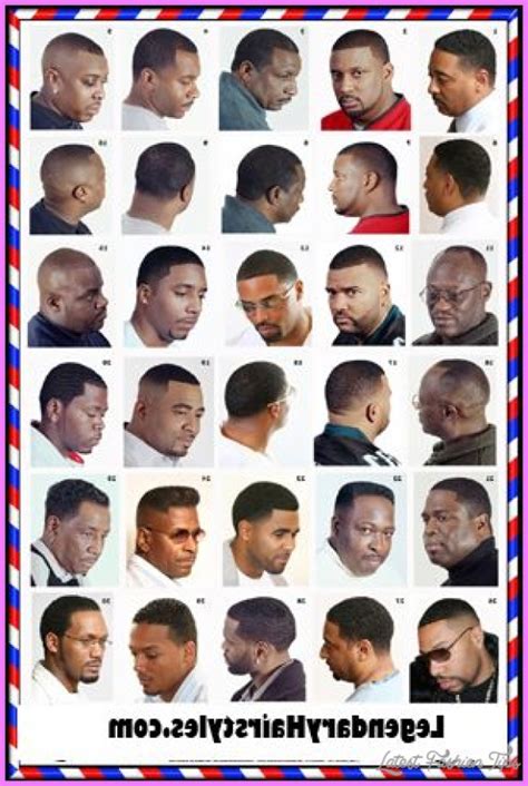 Black Men Hairstyles Chart