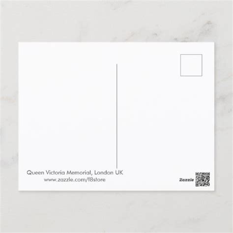 Queen Victoria Memorial London Uk Postcard Zazzle